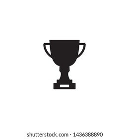 Trophy Icon Vector Illustration Logo Template