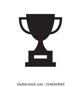 trophy icon vector illustration sign