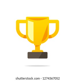 Trophy icon vector isolated illustration
