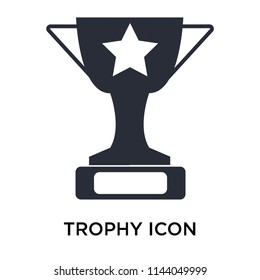 Trophy icon vector isolated on white background for your web and mobile app design, Trophy logo concept