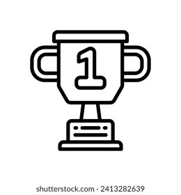 Trophäe Ikone. Vektorsymbol für Ihre Website, Ihr Handy, Ihre Präsentation und Ihr Logo-Design.