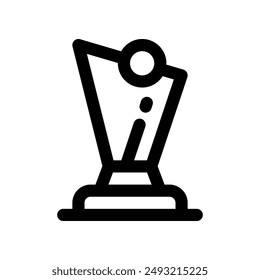 trophy icon. vector line icon for your website, mobile, presentation, and logo design.