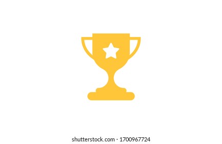 Trophy icon vector ,Trophy logo illustation