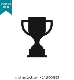 trophy icon vector logo template