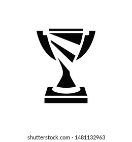 trophy icon vector logo trendy flat design