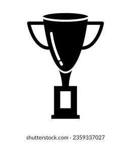 Trophy icon vector on trendy design