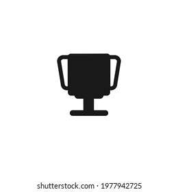 trophy icon vector on a white background
