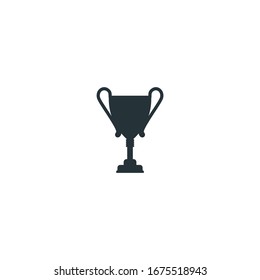 trophy Icon vector sign isolated for graphic and web design. trophy symbol template color editable on white background. 