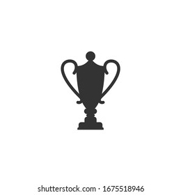 trophy Icon vector sign isolated for graphic and web design. trophy symbol template color editable on white background. 