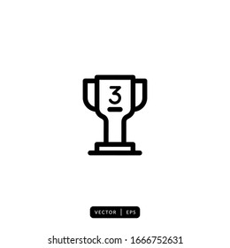 Vector de icono trofeo - Signo o símbolo