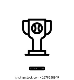 Trophy Icon Vector - Sign or Symbol