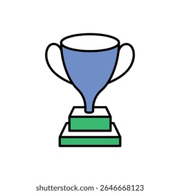 Trophy Icon vector stock illustration