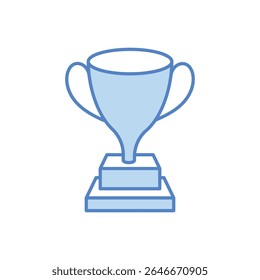 Trophy Icon vector stock illustration