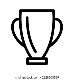 Icono de trofeo Ilustración de diseño del vector