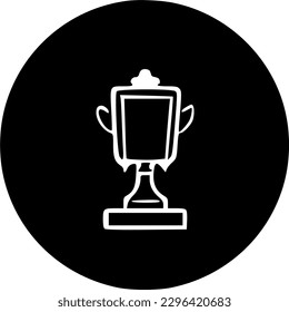 trophy icon vector symbol design illustration