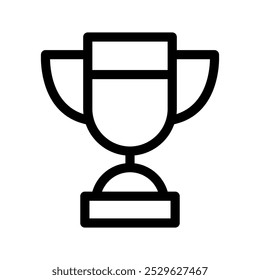 Trophy Icon Vector Symbol Design Illustration