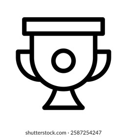 Trophy Icon Vector Symbol Design Illustration