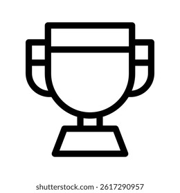Trophy Icon Vector Symbol Design Illustration