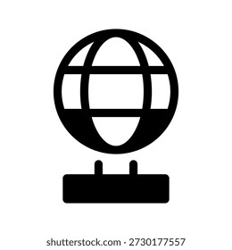 Ilustración de diseño de símbolo de Vector de icono de trofeo