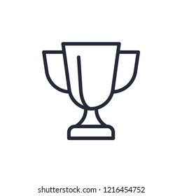 trophy icon vector template