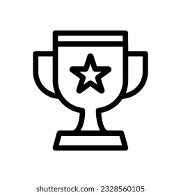 trophy icon vector icon trophy winner