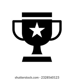 trophy icon vector icon trophy winner