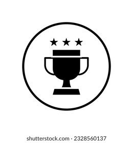 trophy icon vector icon trophy winner