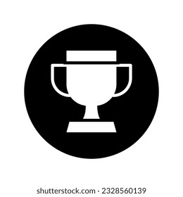 ganador del trofeo de icono del vector de trofeo