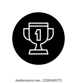 trophy icon vector icon trophy winner
