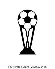
Trophy icon vectors. Soccer Winner Trophy. A black Trophy icon