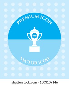 Trophy Icon for Web. Application, Software & Graphic Design.