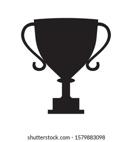 Trophy icon with a white background