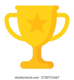 Trophäensymbol. Siegerpokal-Symbol