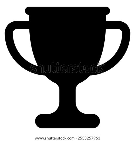 Trophy icon. Winner cup icon