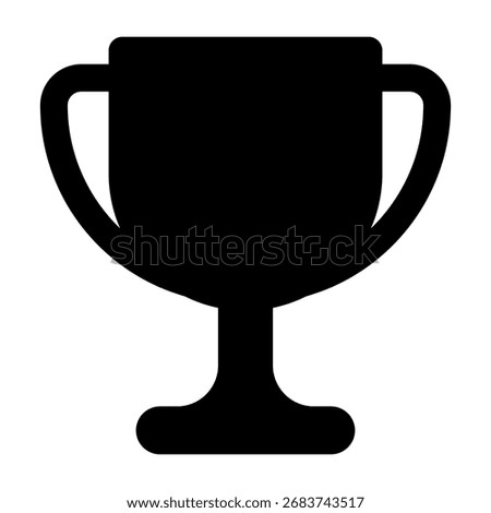 Trophy icon. Winner cup icon