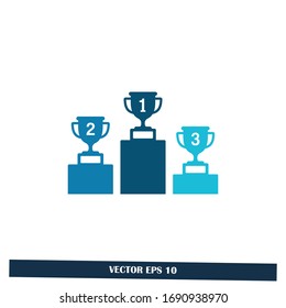 Icono de trofeo símbolo de diseño elemento de diseño plantilla de logotipo
