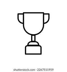 Símbolo de trofeo diseño de moda estilo de diseño de fondo blanco 