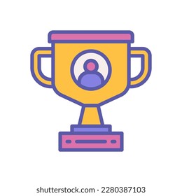 trophy icon for your website design, logo, app, UI.