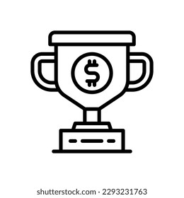 trophy icon for your website design, logo, app, UI.