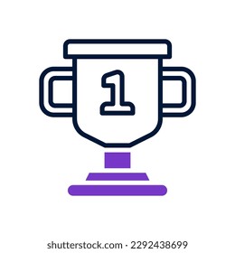icono de trofeo para tu sitio web, móvil, presentación y diseño de logotipo.