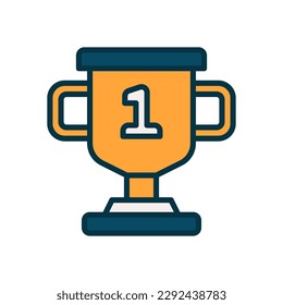 trophy icon for your website, mobile, presentation, and logo design.