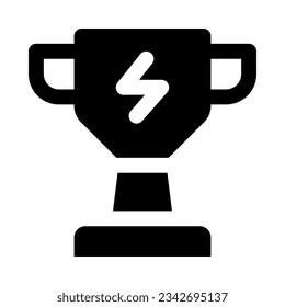 trophy icon for your website, mobile, presentation, and logo design.