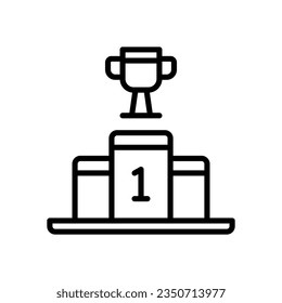 trophy icon for your website, mobile, presentation, and logo design.