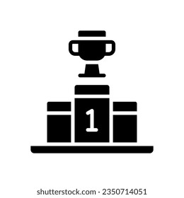 Trophäe-Symbol für Ihre Website, Ihr Handy, Ihre Präsentation und Ihr Logo-Design.