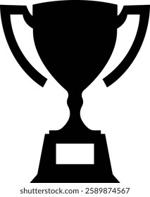 Trophy icon.first place champion success achievement winner prize signs unique style vector illustration.Winner cup, victory cup icon. Reward symbol sign for web and mobile.