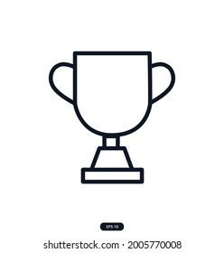 trophy Icons. e-commerce icon. Сollection of Web and App icons for an online store, delivery, payment, shopping cart, Online Shopping. vector eps 10