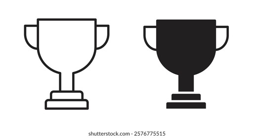 Trophy icons pack for ui designs