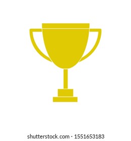 Trophy icon,vector illustration. Flat design style. vector trophy icon illustration isolated on White background, trophy icon Eps10. trophy icons graphic design vector symbols.