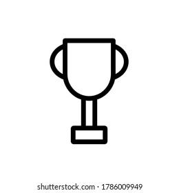 icono de trofeo vectorial. Eps. 10.