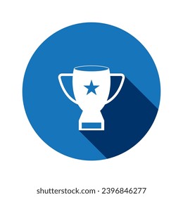 Trophy icon,vector illustration template design